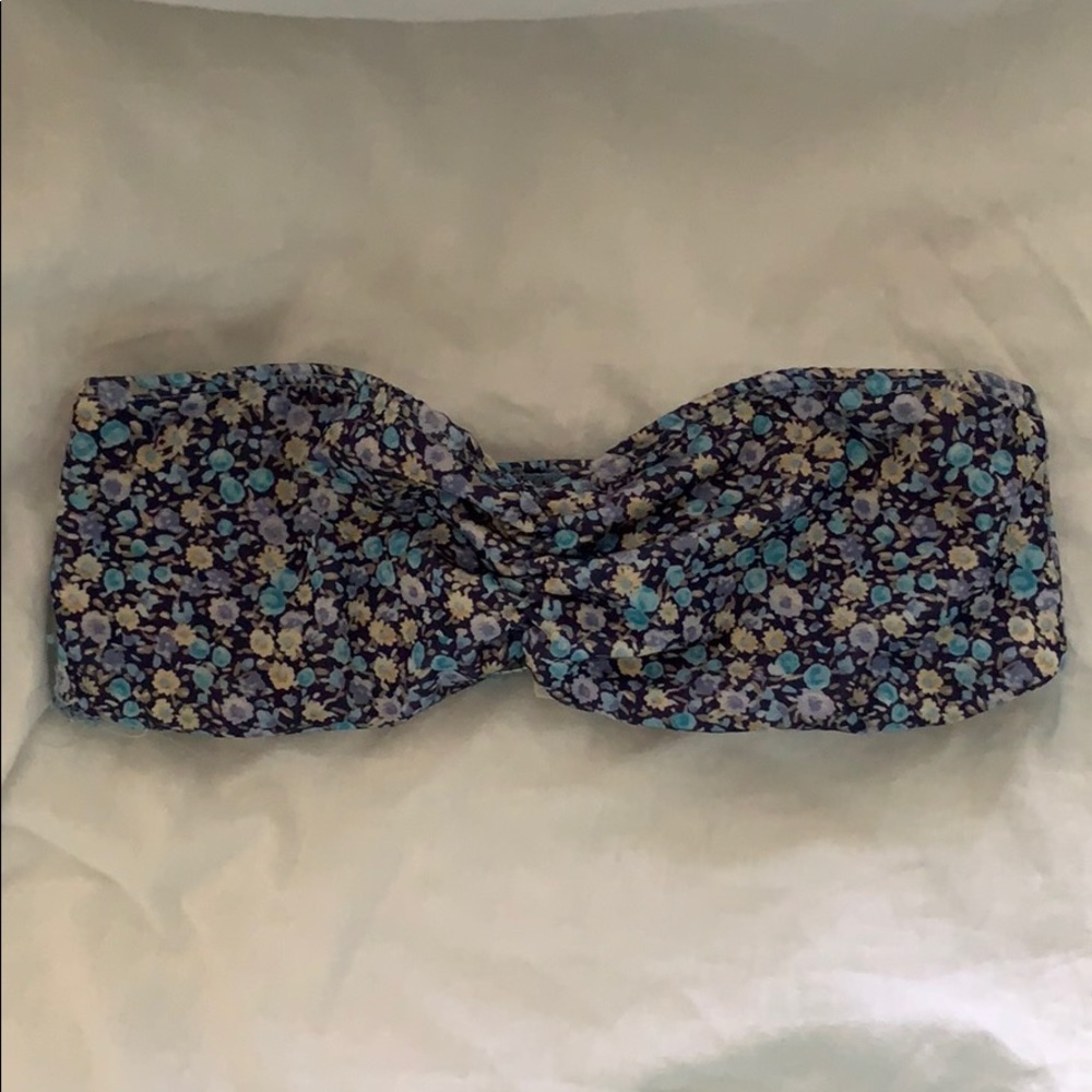 American Apparel Blue Flower Bandeau